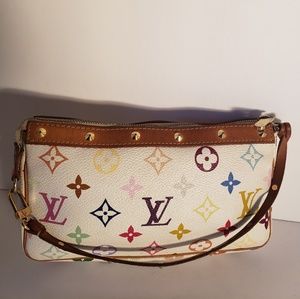 Louis Vuitton multicolor pouchette 1 hour sale $$$